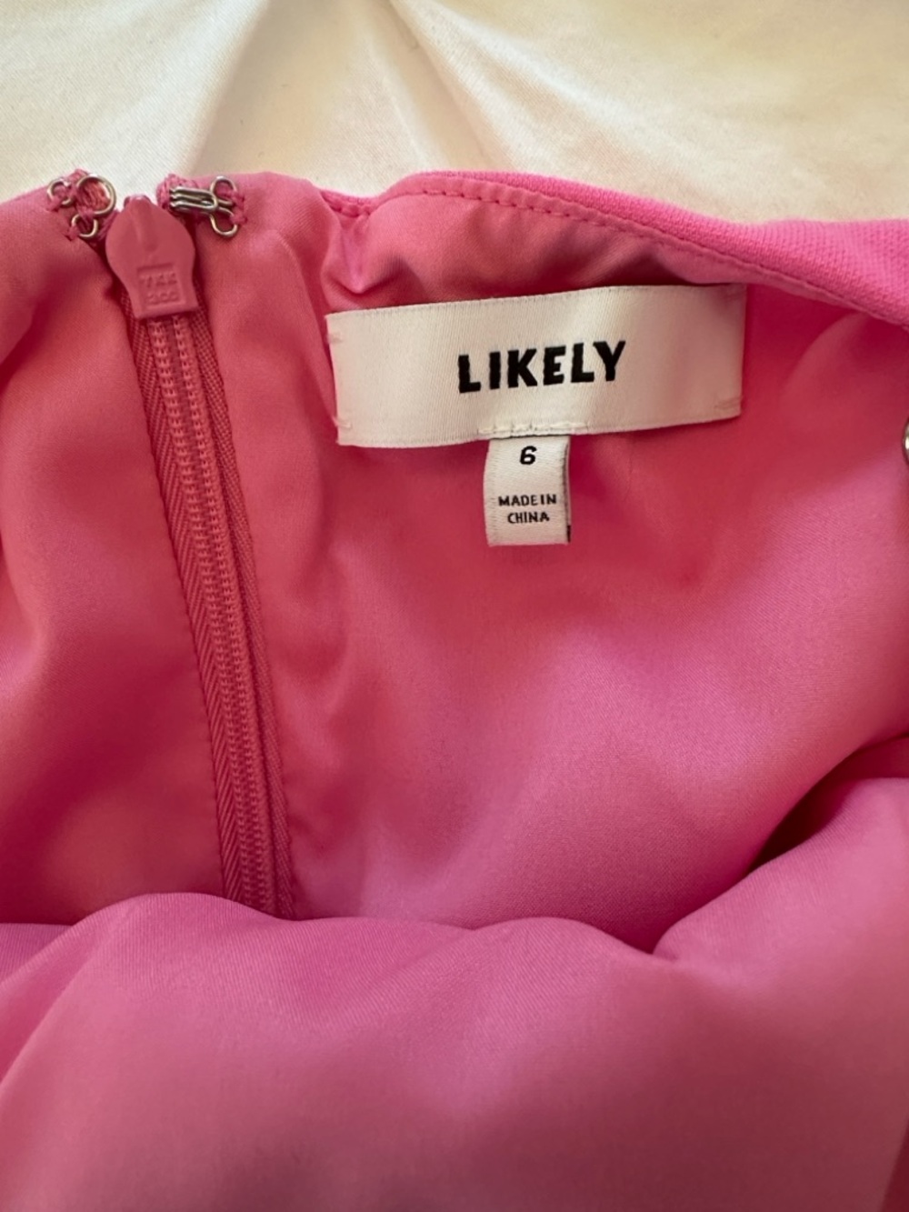 Likely Hot Pink Ruffle Mini Dress - Picture 3 of 4